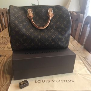 Never worn Louis Vuitton speedy 35
